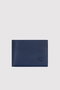 Zoozie Bags Cartera Azul Marino Hombre 100% Piel Genuina Elegante y Duradera para Uso Diario o Formal